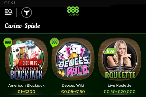 888 Tablet & Handy Casino