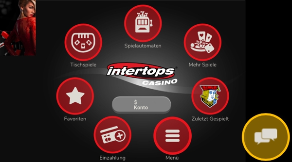 Intertops Casino für mobile Geräte